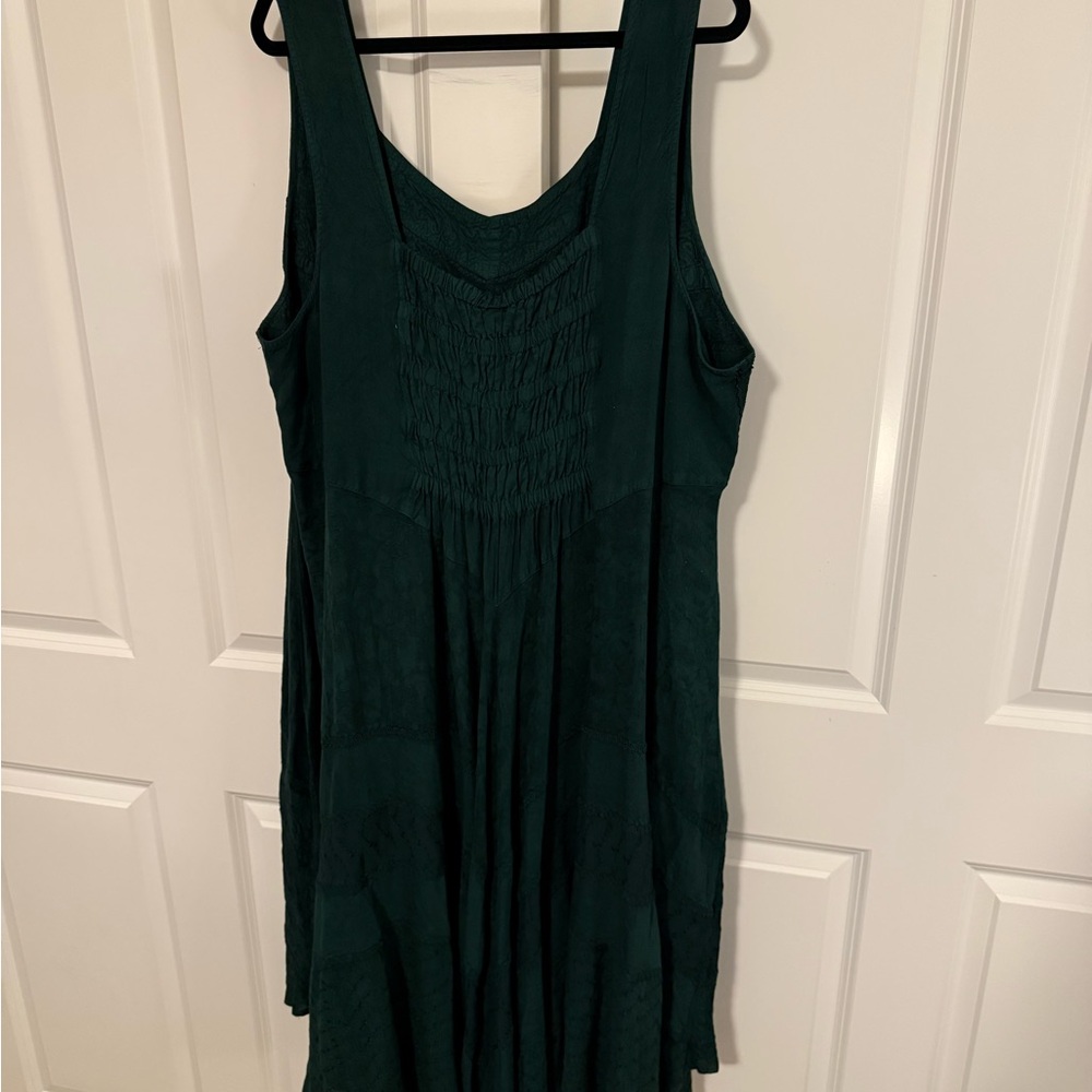 Holy Clothing Jade Green Vanessa Maxi Dress